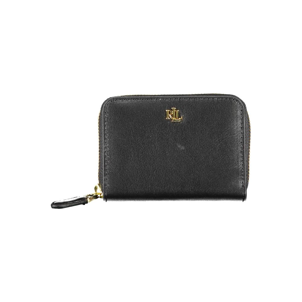 

Кожаный женский кошелек Ralph Lauren, черный