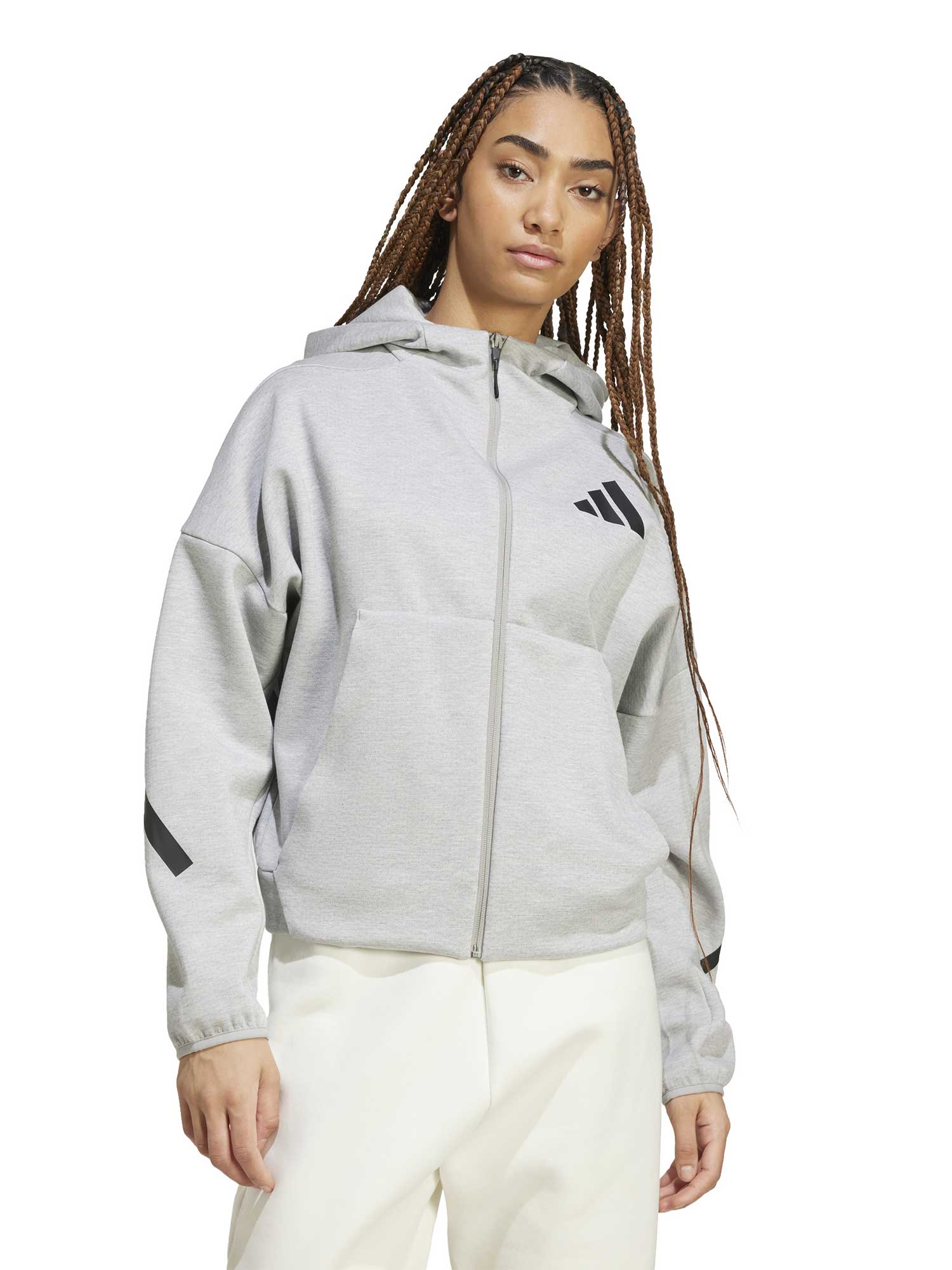 

Толстовка Adidas Sportswear Z.N.E. Full-Zip Hoodie, серый