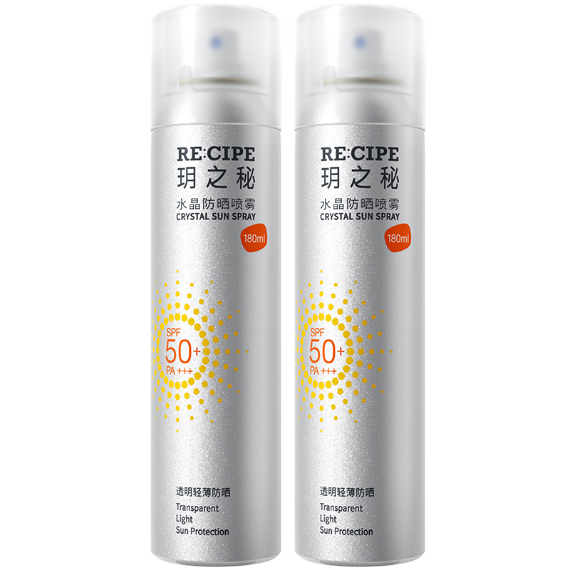 

Спрей для защиты от солнца Crystal Spray SPF50+PA+++ с охлаждающим эффектом RE:CIPE