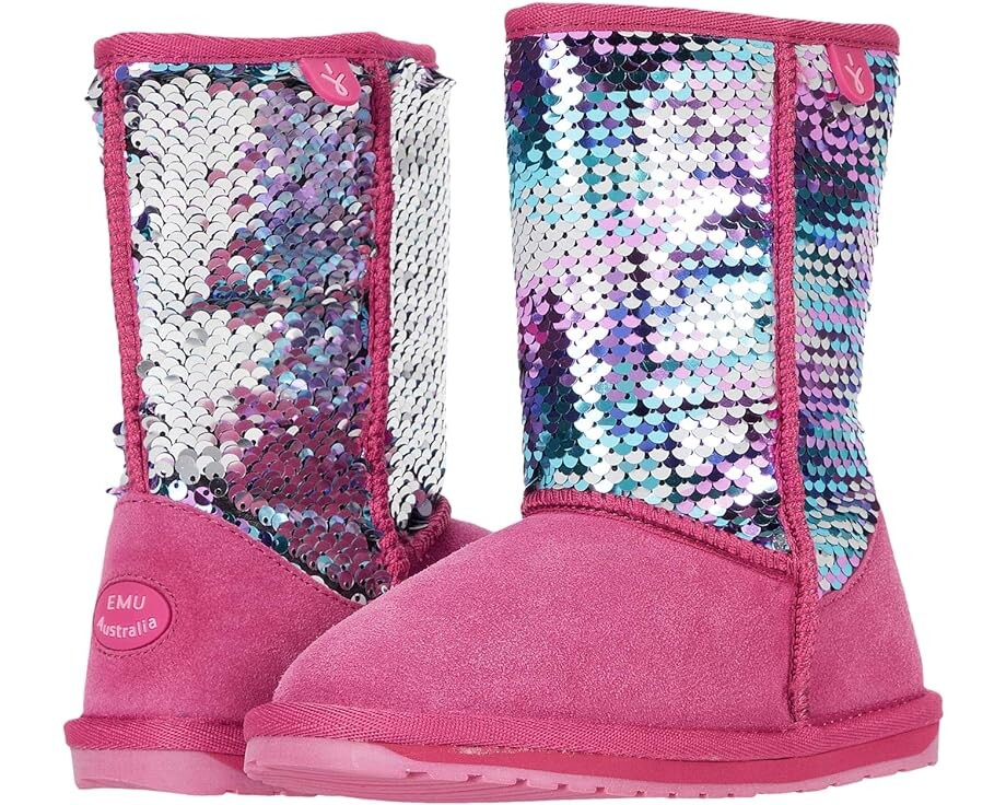 

Ботинки Emu Australia Wallaby Sequin, цвет Deep Pink