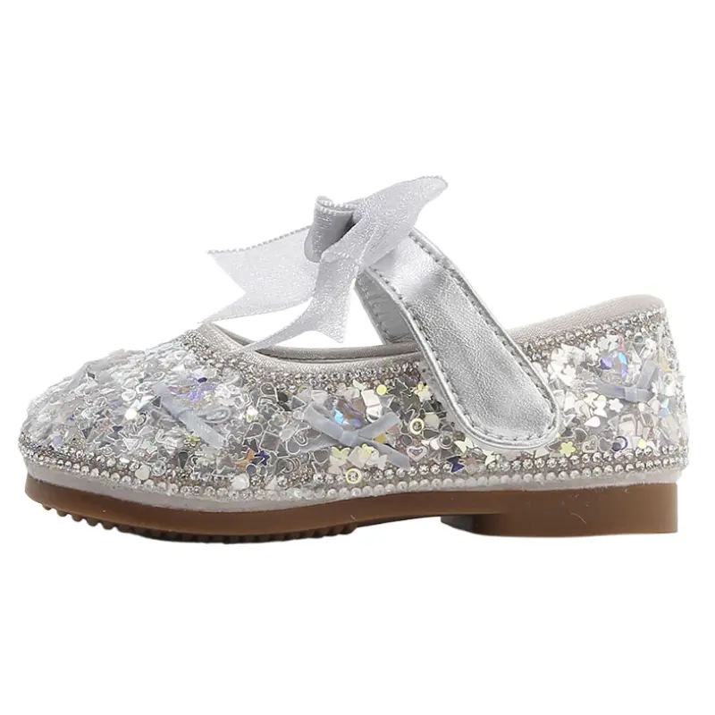 

Противоскользящие, износостойкие, дышащие детские ботиночки для малышей MAIBUXIONG, серебро