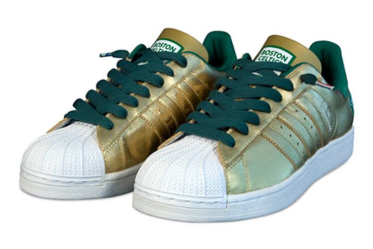 Кроссовки Adidas Superstar 1 Celtics, NBA 07-08 Champions — фото 2
