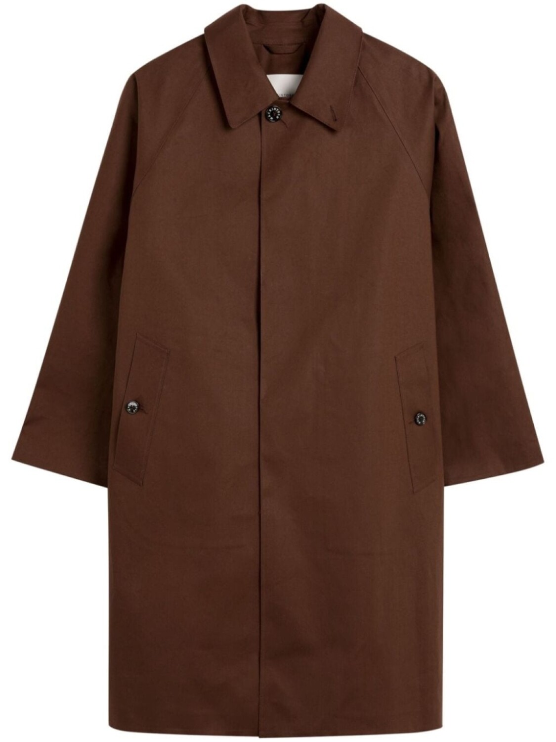

Mackintosh однобортное пальто Lauder, коричневый