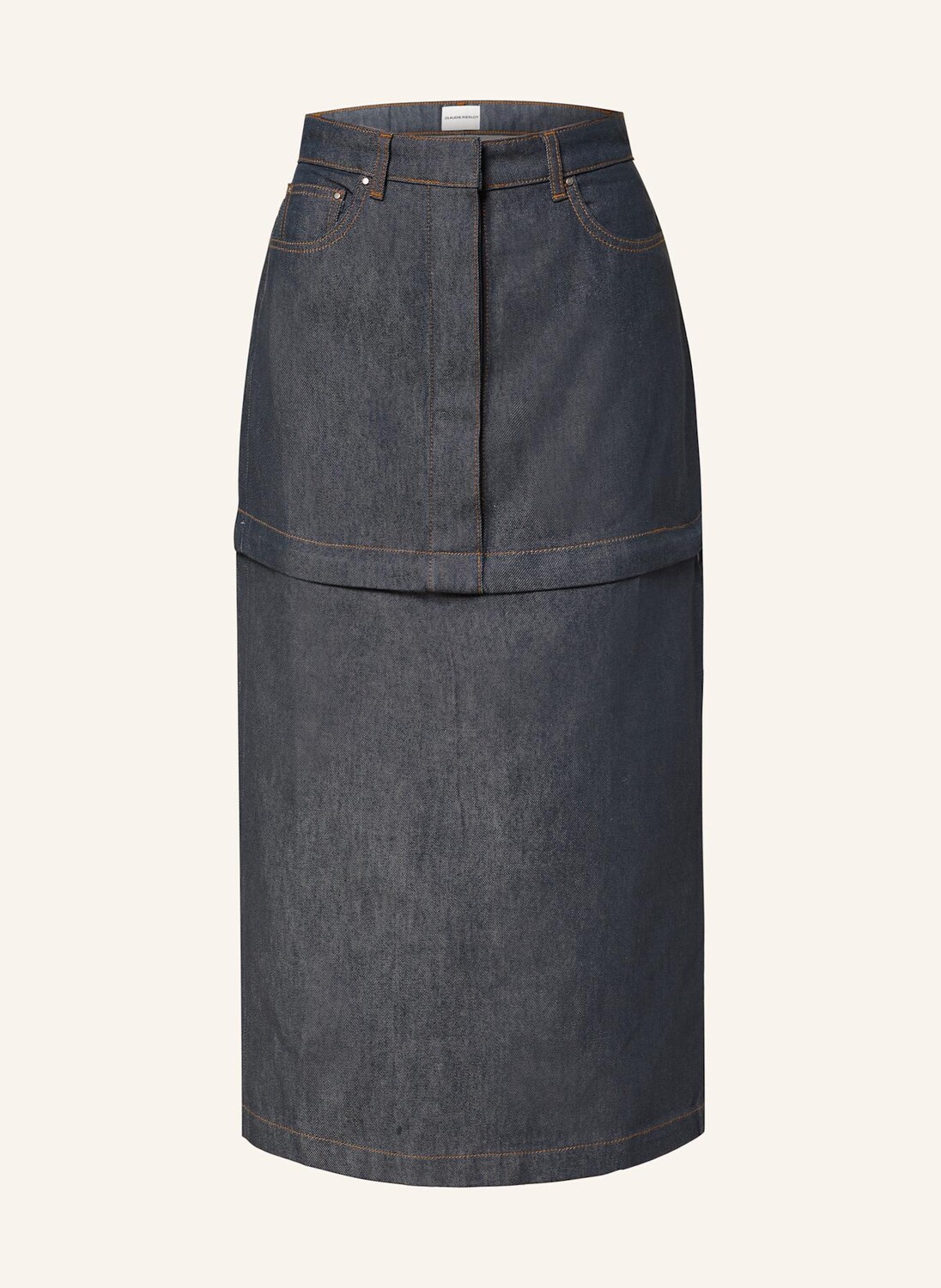 

Джинсовая юбка sania CLAUDIE PIERLOT, цвет J017 DENIM RAW