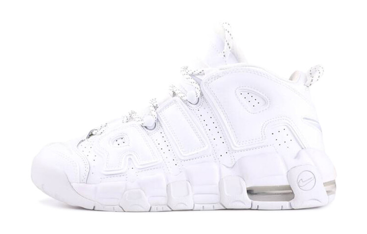 Кроссовки Nike Air More Uptempo Triple White 2017 GS