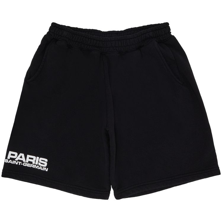 

Шорты GOAT Exclusive Paris Saint-Germain Block Logo Sweatshorts 'Black', черный