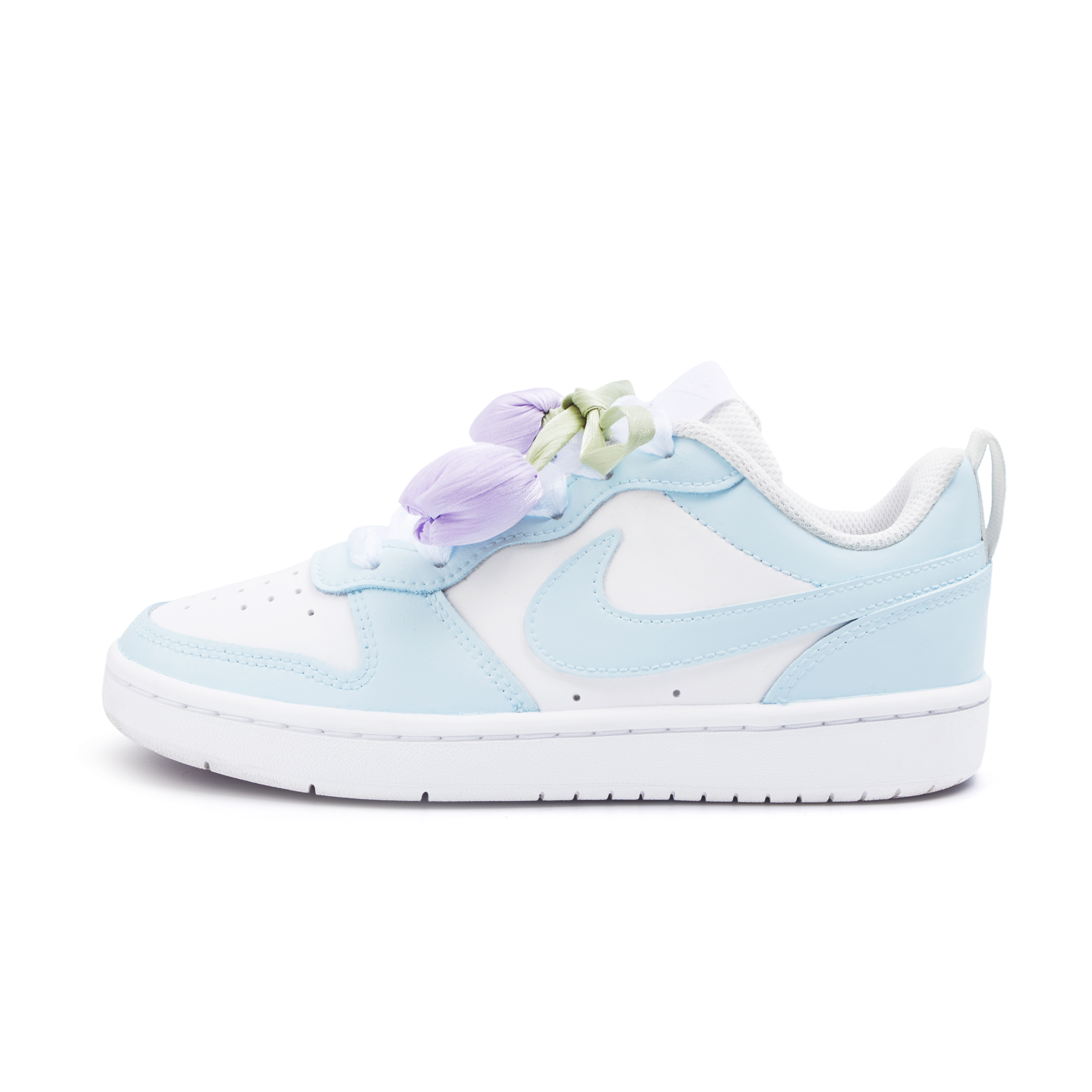 

Детские кроссовки для скейтбординга Court Borough Low 2 с противоскользящей подошвой и износостойкими подошвами для подростков Nike, синий