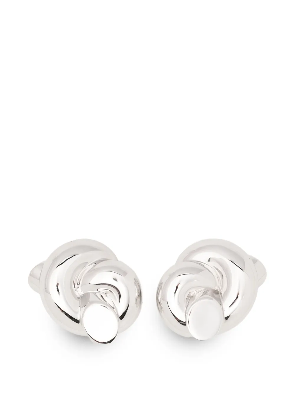 

Массивные серьги-гвоздики Lucy Williams Knot Missoma, серебряный