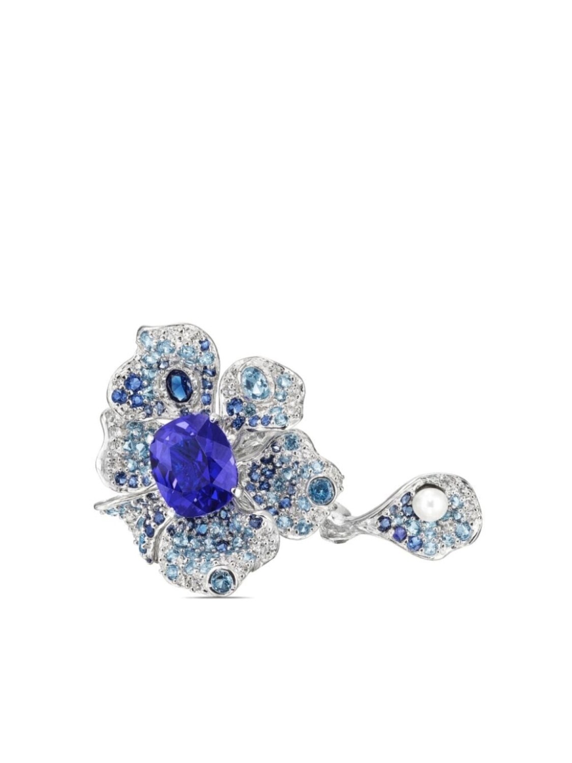 

Позолоченное кольцо Sapphire с камнями Anabela Chan, серебряный