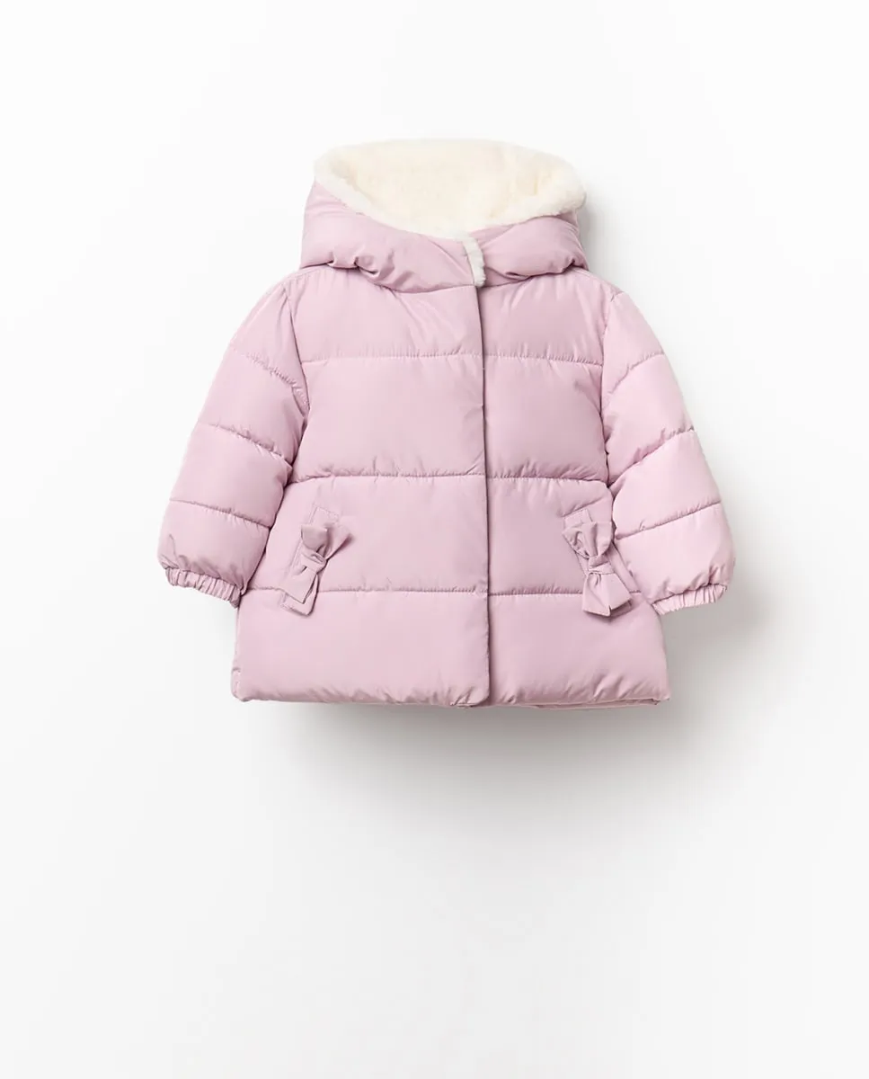 

Пальто с бантами Sfera, сиреневый