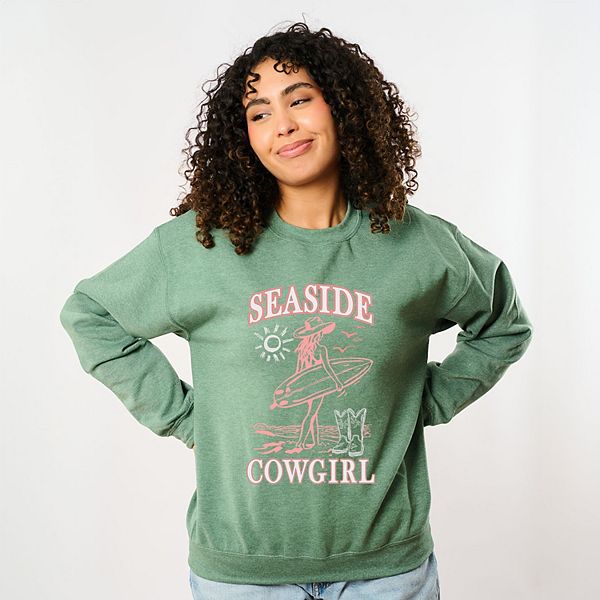 

Свитшот Seaside Cowgirl Simply Sage Market, Heather Green