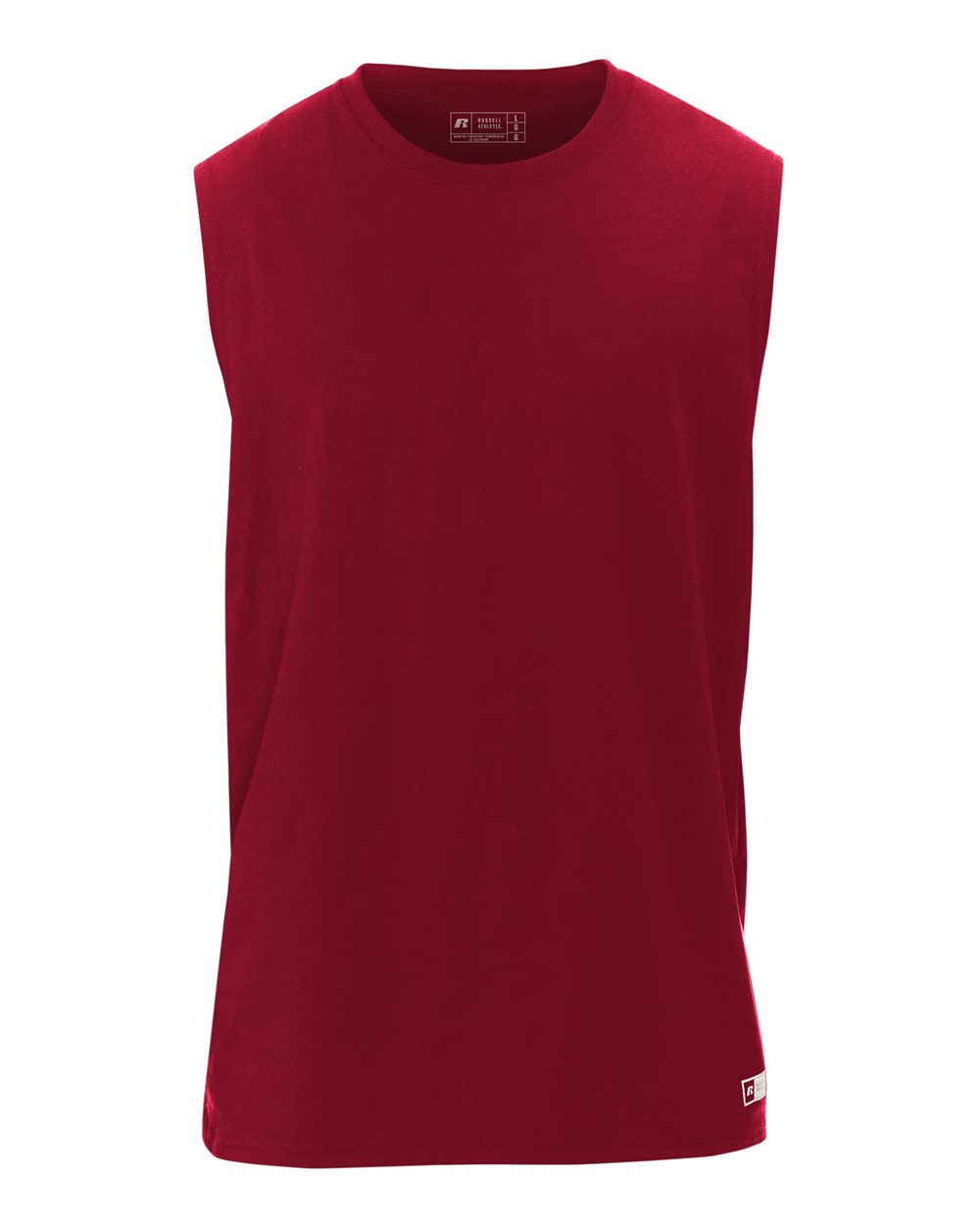 

Футболка Essential Jersey без рукавов Muscle Russell Athletic, цвет true red