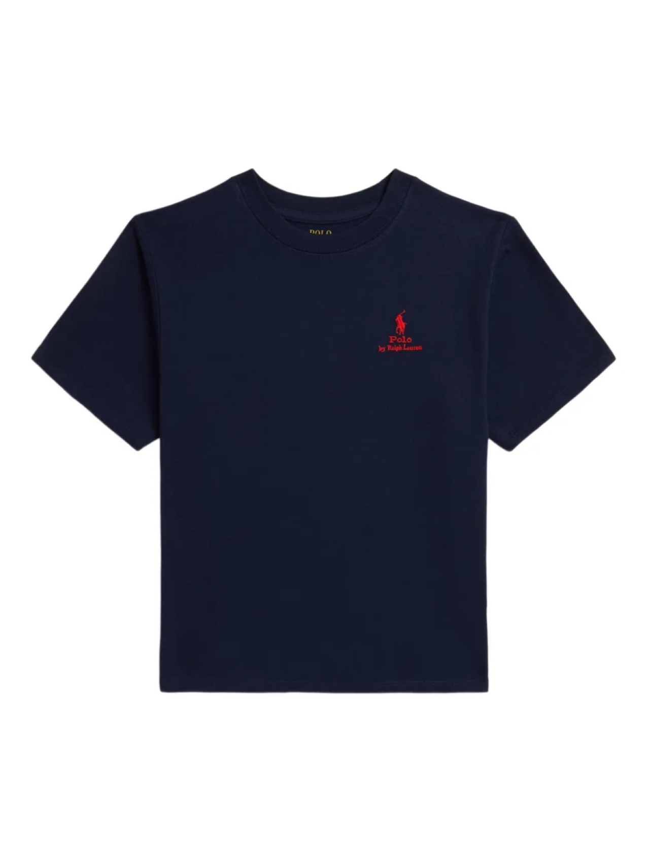 

POLO RALPH LAUREN KIDS футболка с вышитым логотипом, синий