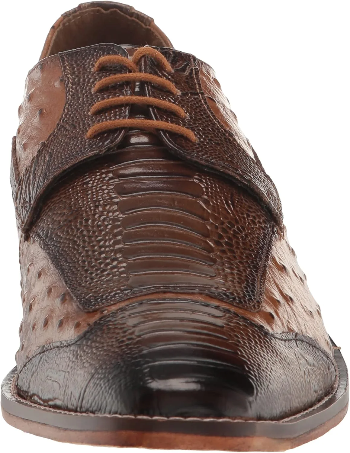 Мужские оксфордские туфли Fanelli Wingtip от Stacy Adams, светло-коричневый — фото 2