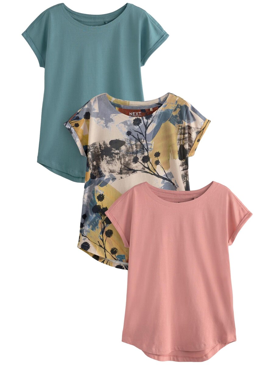 

Рубашка Next, цвет Beige/Emerald/Dusky pink