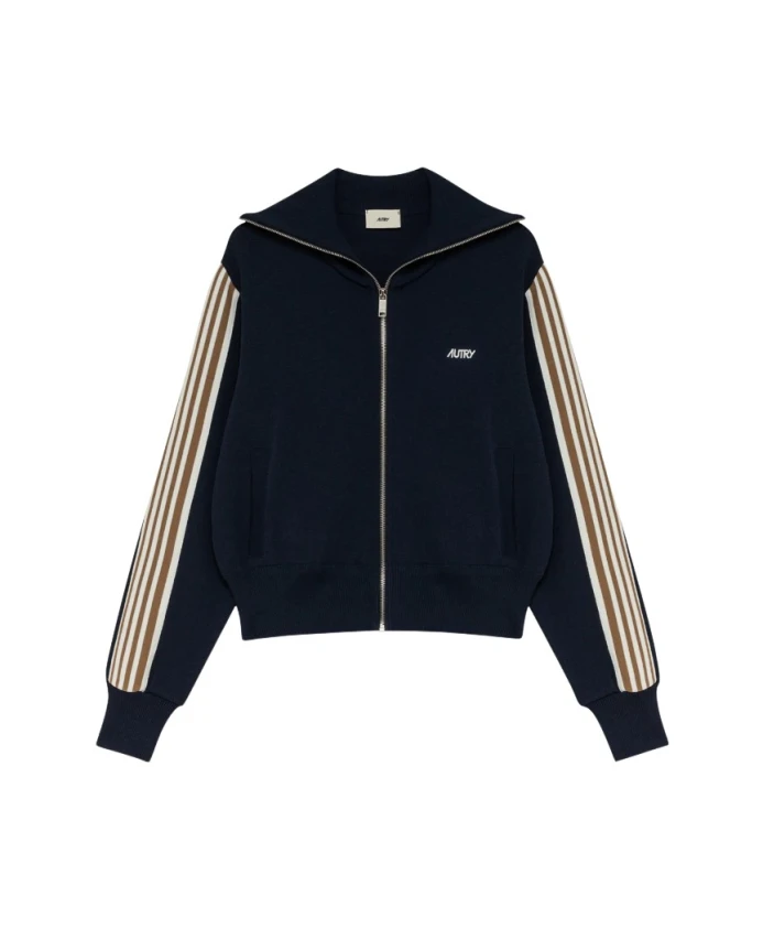 

Синий свитер с вышитым логотипом Autry, синий