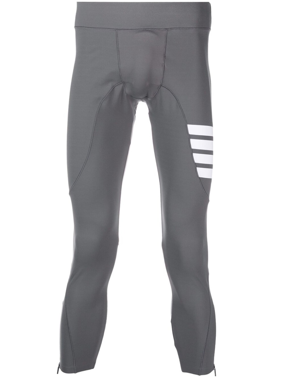 

Thom Browne компрессионные тайтсы с полосками 4-Bar, серый