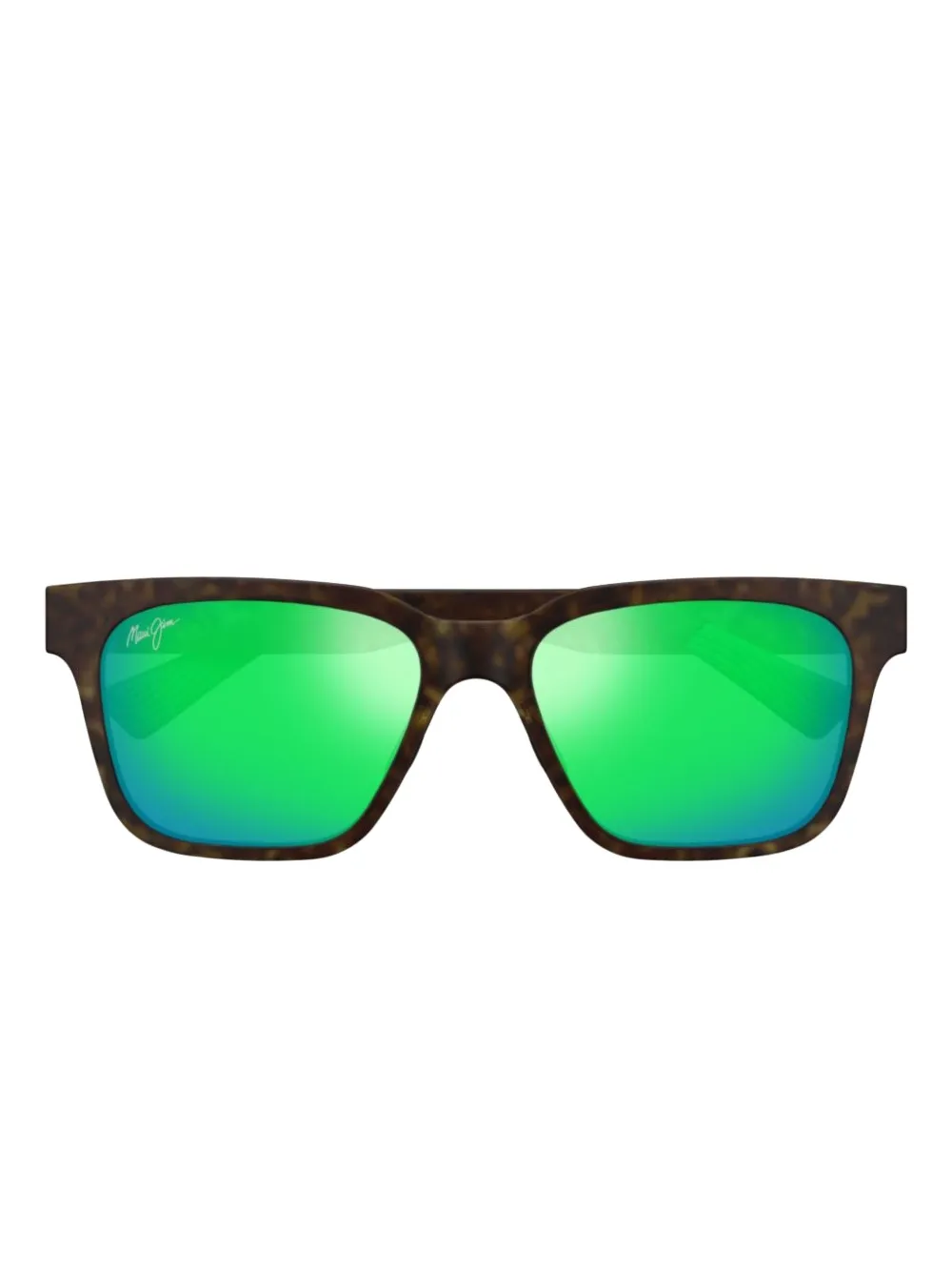 

Солнцезащитные очки в оправе черепаховой расцветки Maui Jim, черный