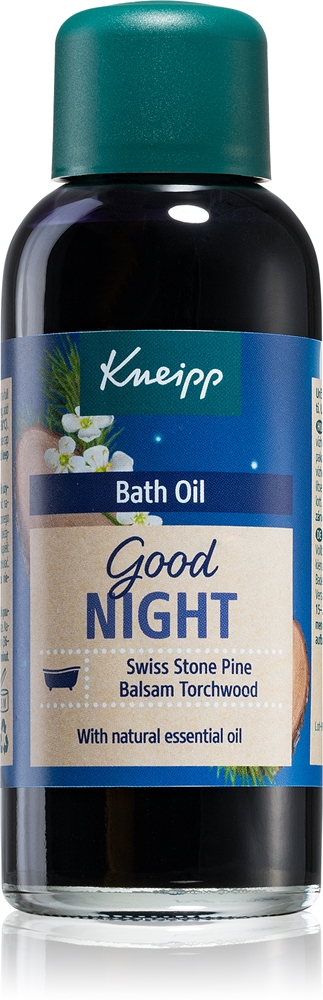 

Успокаивающее масло для ванны «Спокойной ночи» Kneipp, swiss stone pine & balsam torchwood 100 мл