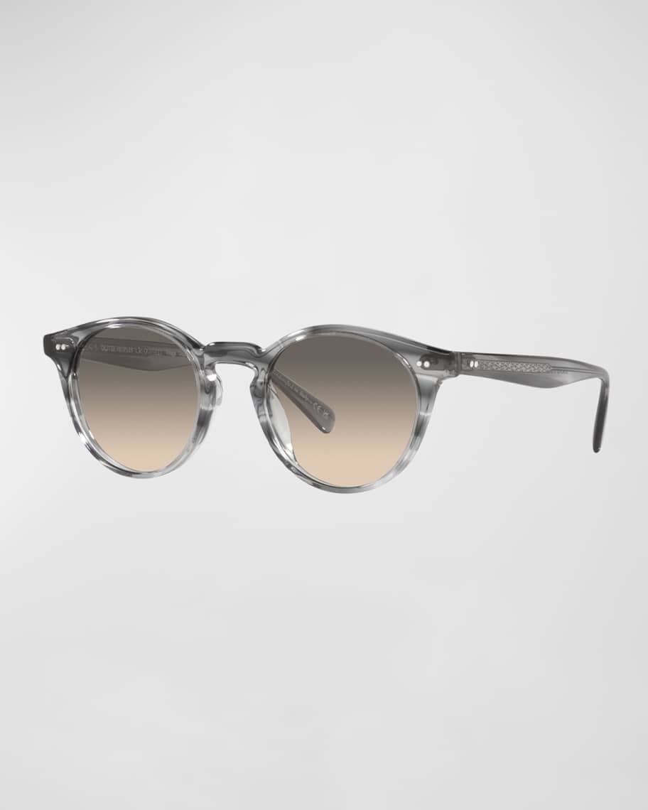 

Мужские круглые солнцезащитные очки The Romare Sun Keyhole-Bridge Oliver Peoples