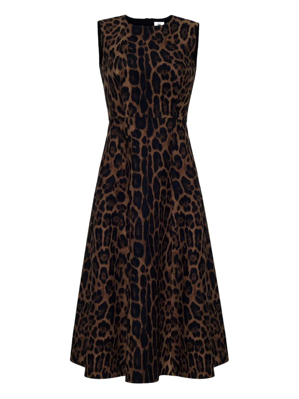 

Платье миди Eloise с леопардовым принтом Adam Lippes, коричневый