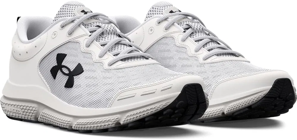 Мужские беговые кроссовки Under Armour Charged Assert 10, White Black — фото 2