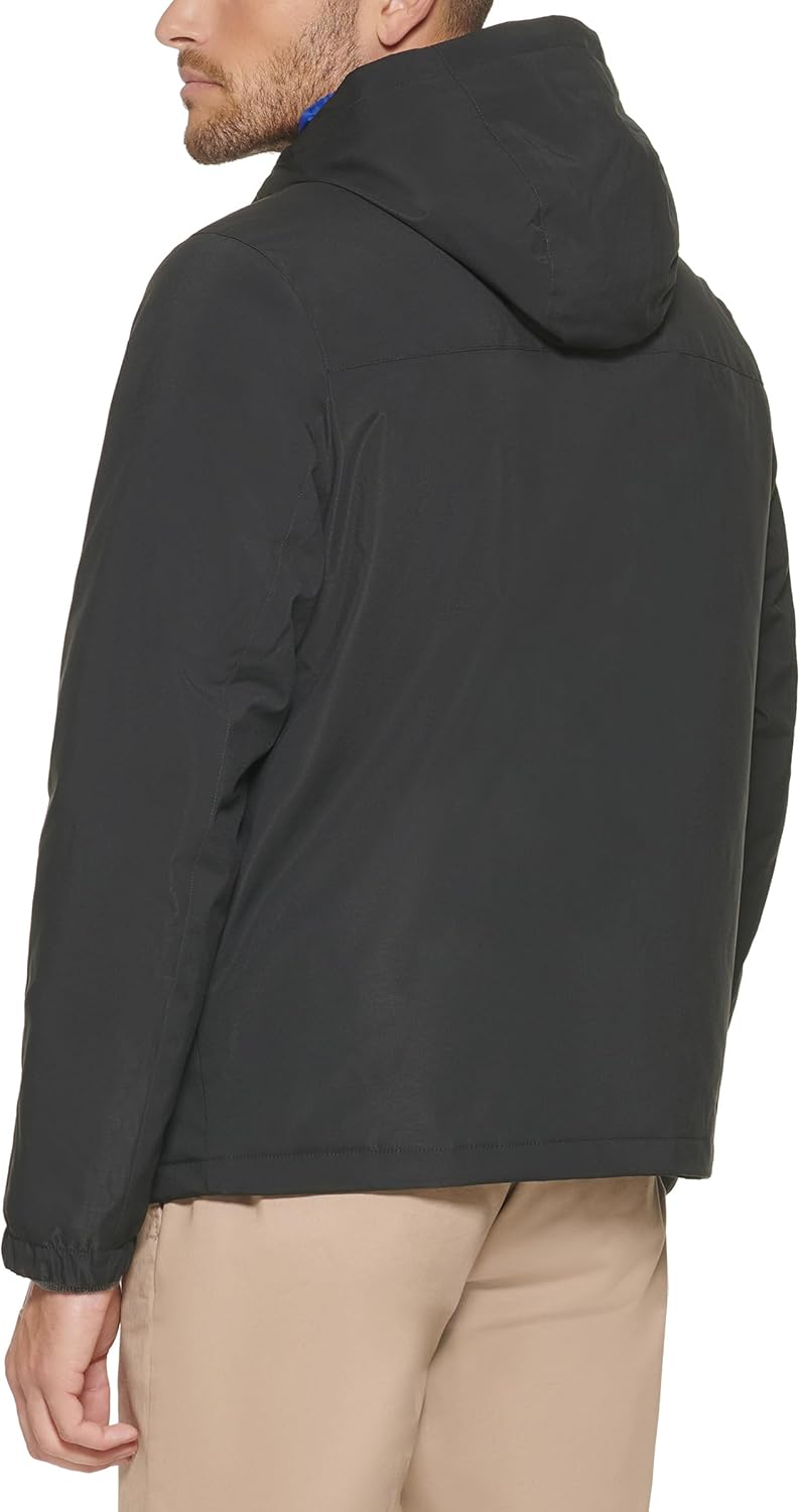Tommy Hilfiger Mens. Стеганая куртка с капюшоном Tommy Hilfiger Men's., Clean Black — фото 3