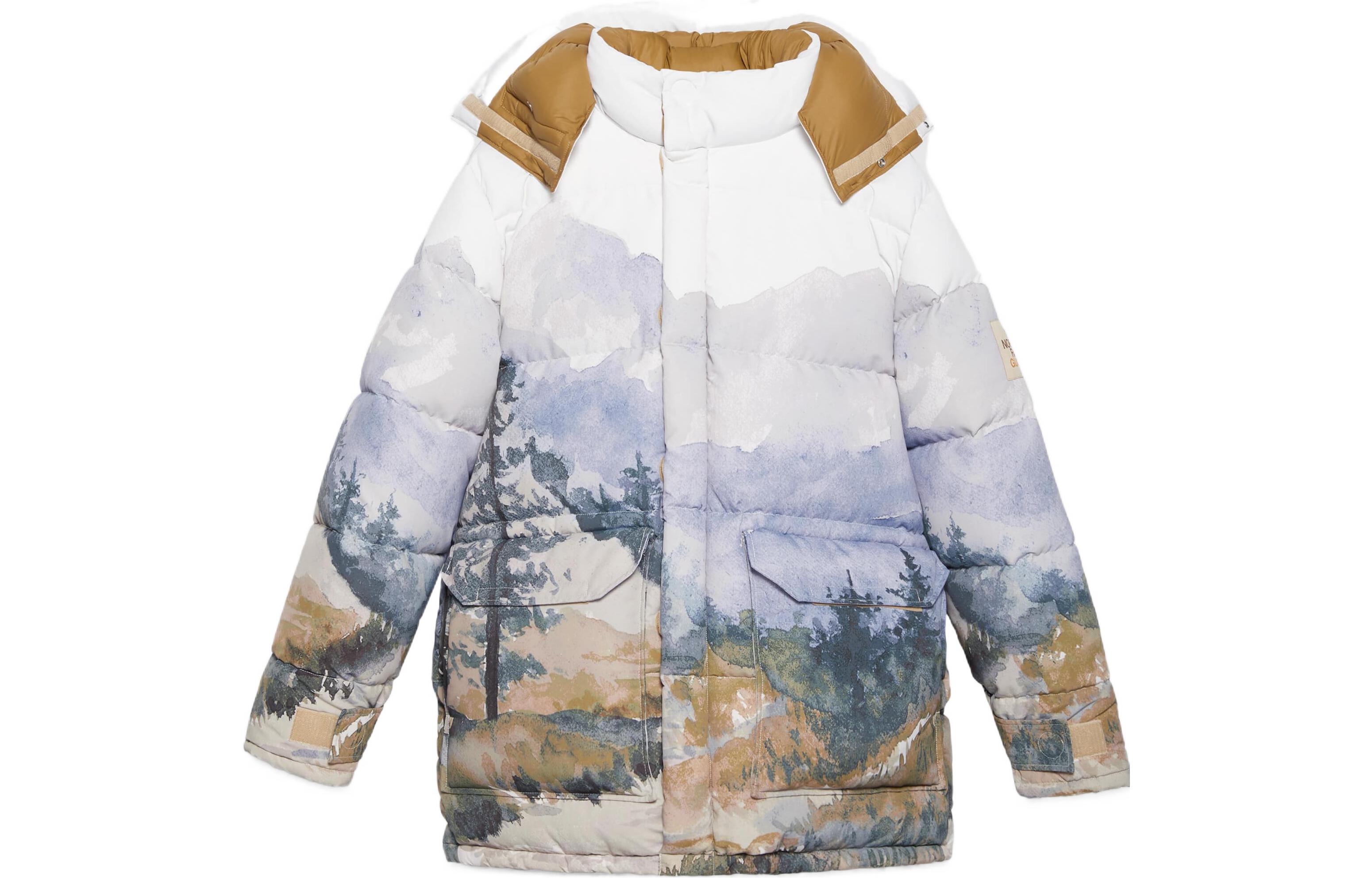 

The North Face X The North Face пуховик мужской многоцветный Gucci, цвет Multicolor