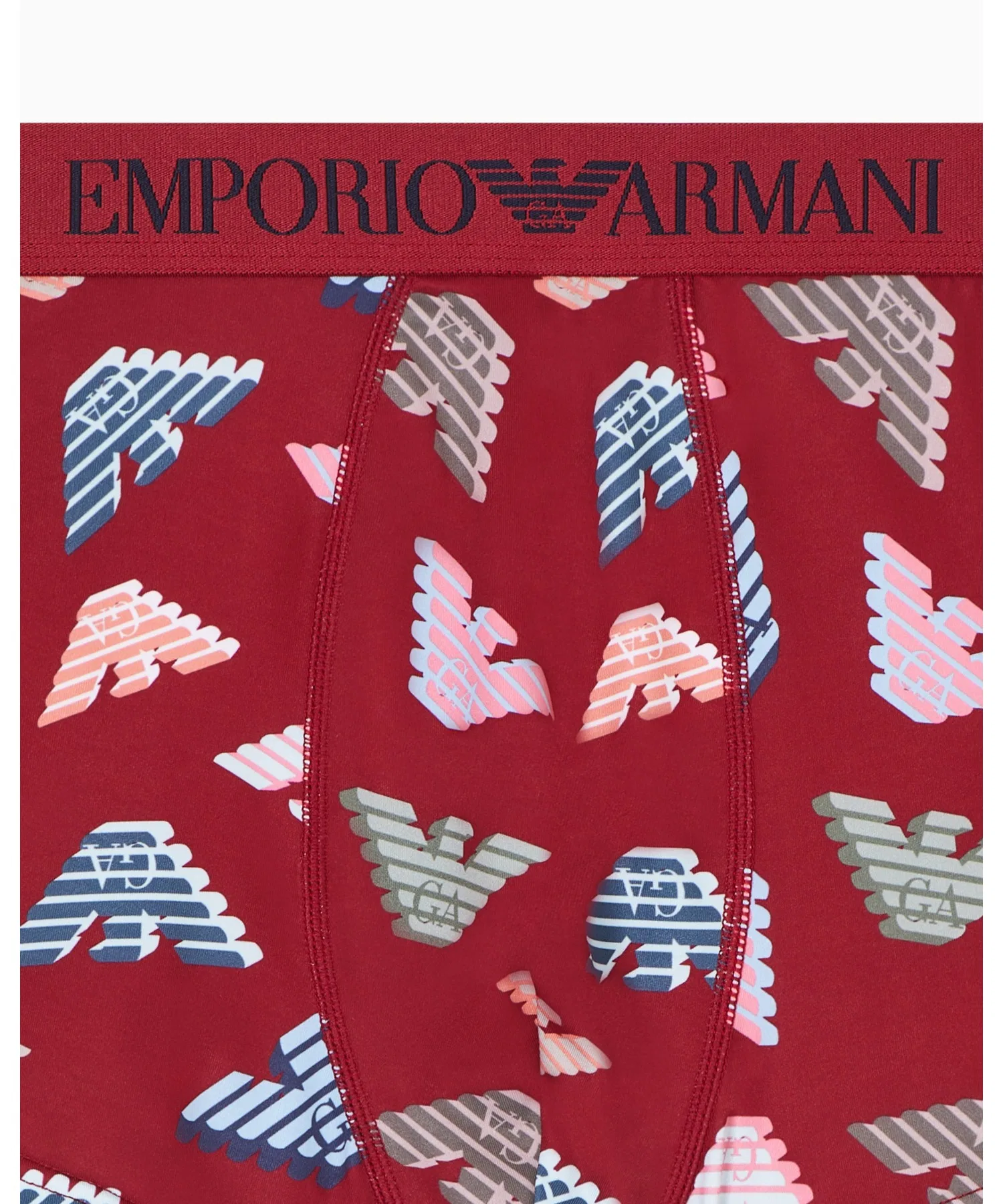 [Emporio Armani] Боксеры ASV, переработанная микрофибра, сплошной принт. — фото 4
