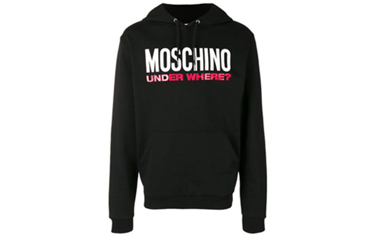 

MOSCHINO Толстовка мужская черная