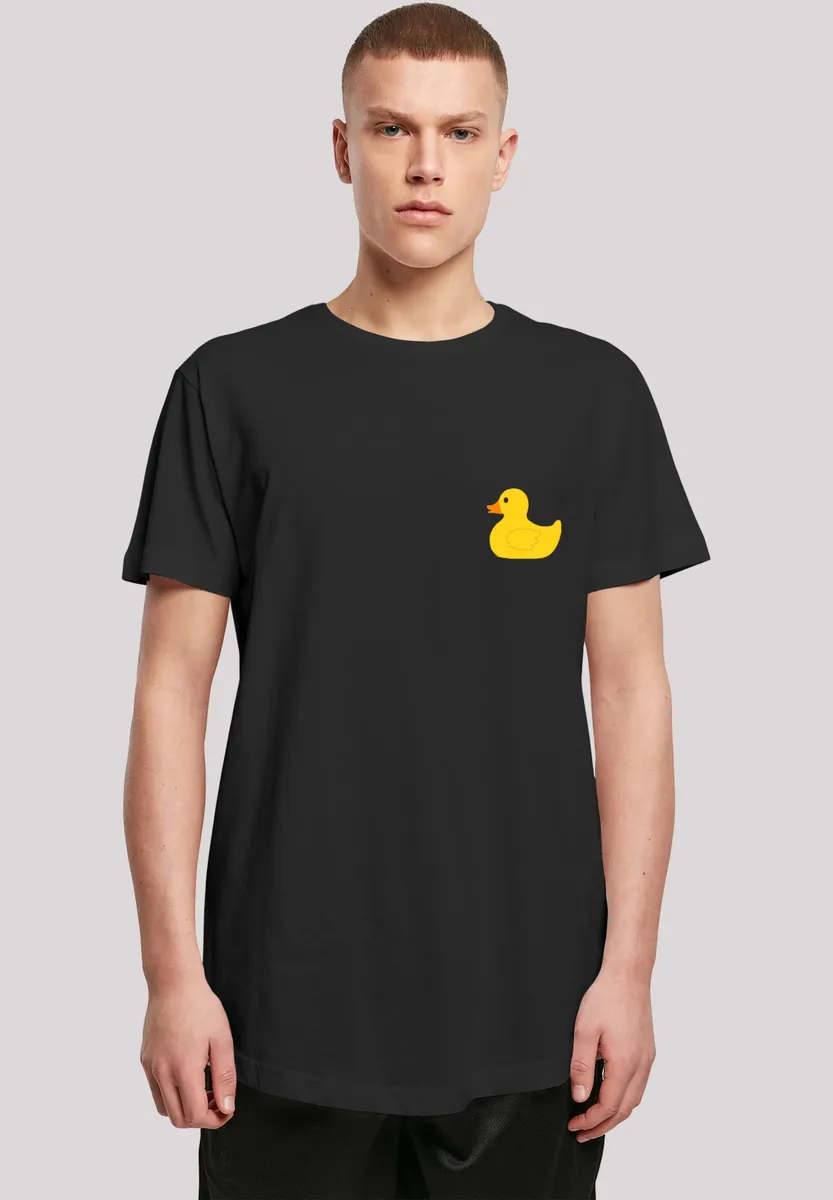 

F4NT4STIC Футболка "Yellow Rubber Duck LONG", принт, черный