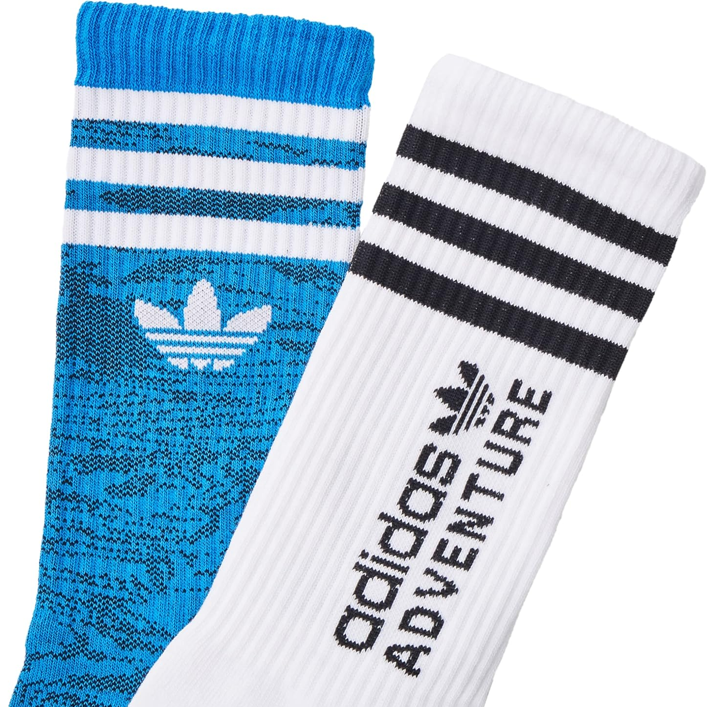 Носки Crew Unisex 2 шт Adidas Originals, 2 pack (черный+темно-синий) — фото 3