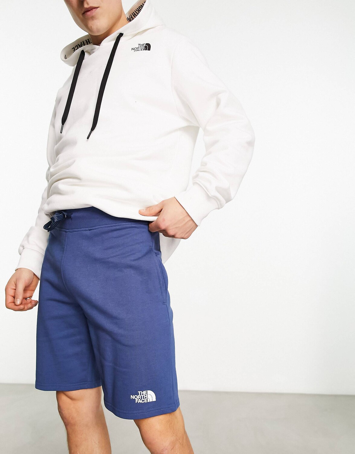 

Темно-синие легкие флисовые шорты The North Face Standard