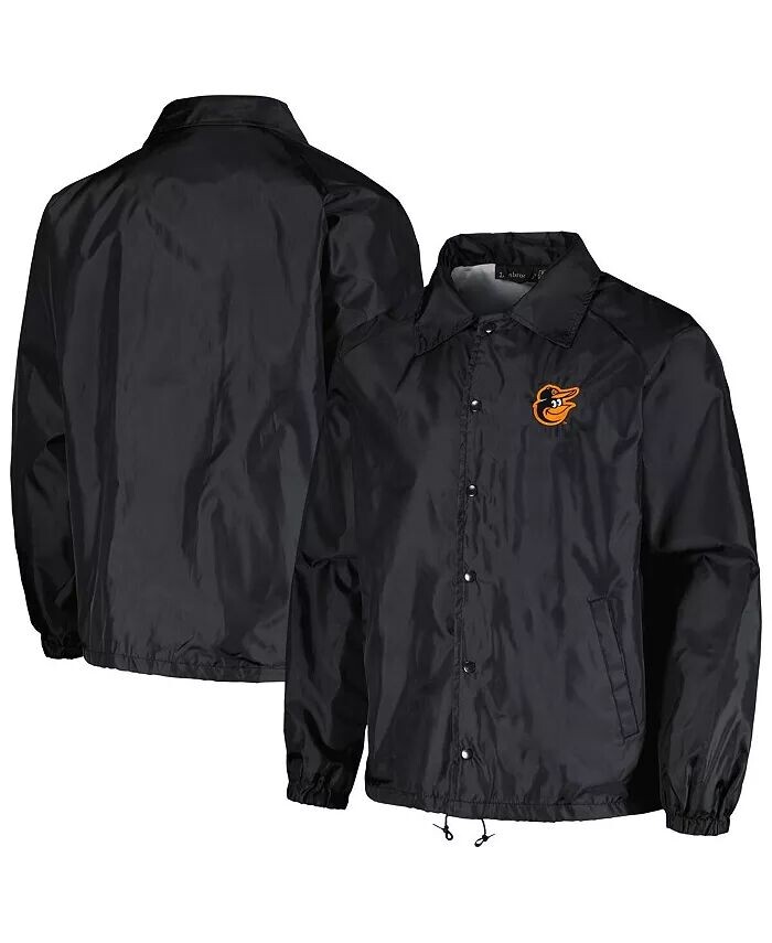 

Мужская черная ветровка Baltimore Orioles Coach's Raglan Full-Snap Dunbrooke