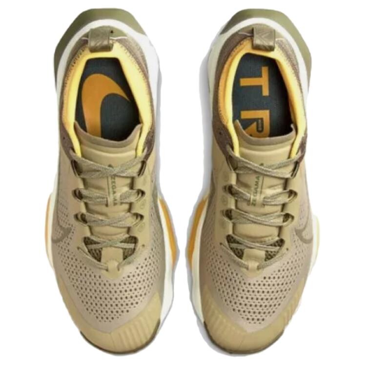 Кроссовки Nike ZoomX Zegama 'Neutral Olive Infinite Gold', желтый — фото 3