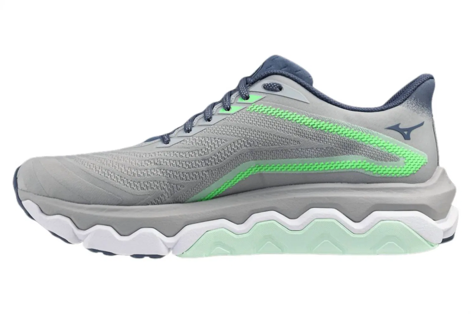 MIZUNO Мужские беговые кроссовки Horizon 8 в цвете Pearl Blue/Vintage Indigo/Neo Mint — фото 2