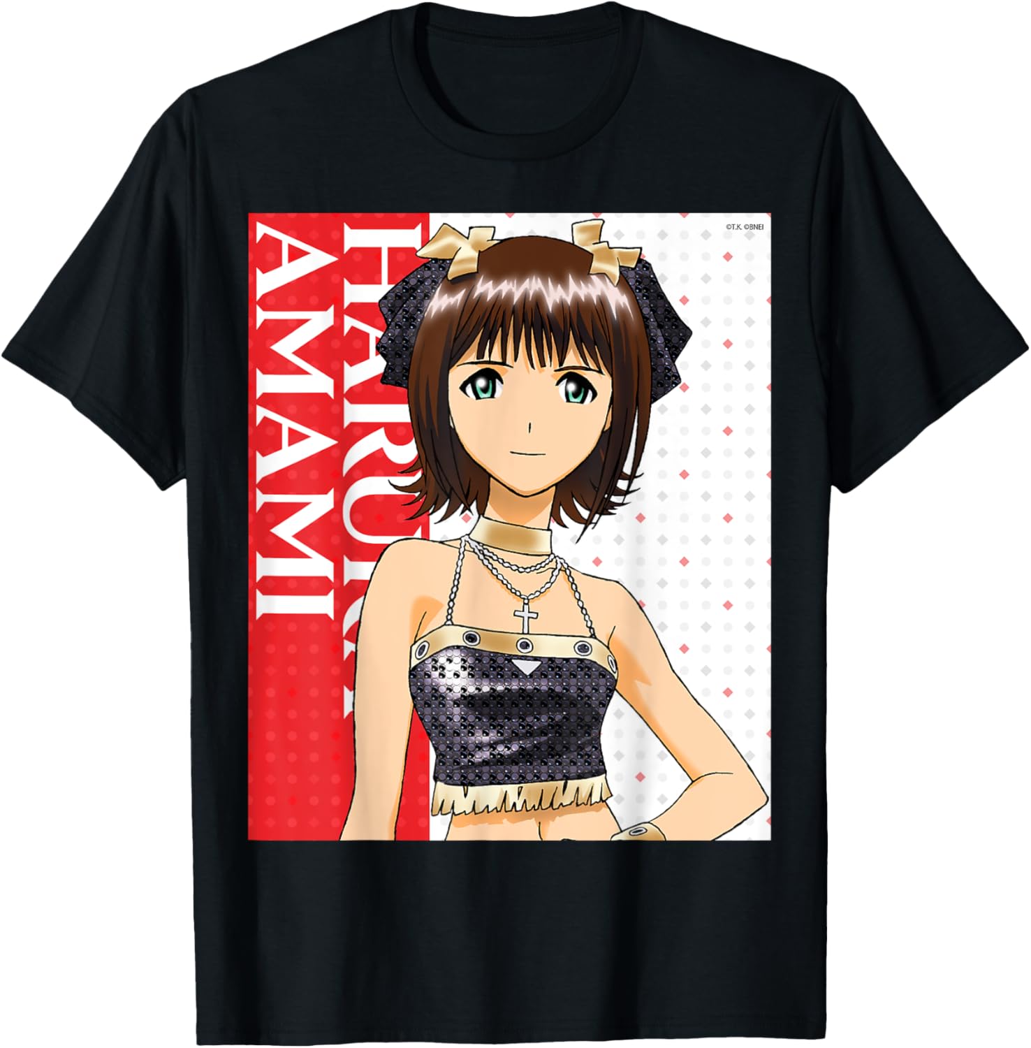 

IDOLM@STER Haruka Amami Night & Day AMCG Ver. Футболка Bandai Namco Entertainment Inc., черный