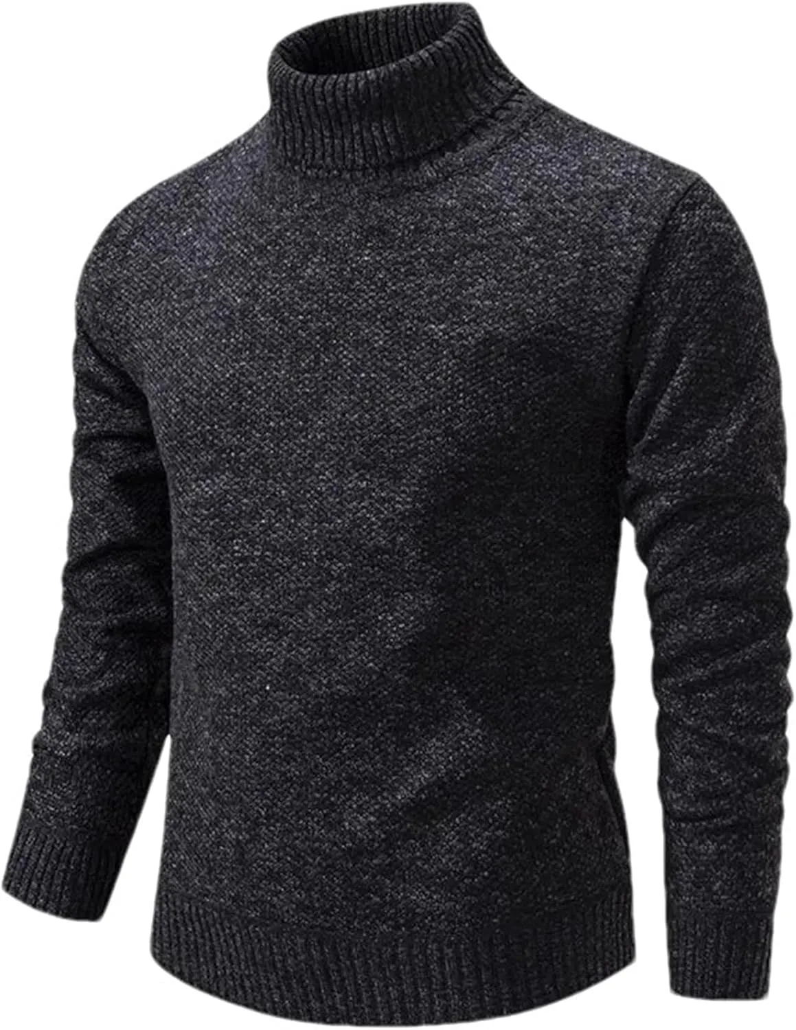 

Мужской водолазный свитер осенне-зимний Slim Solid Color