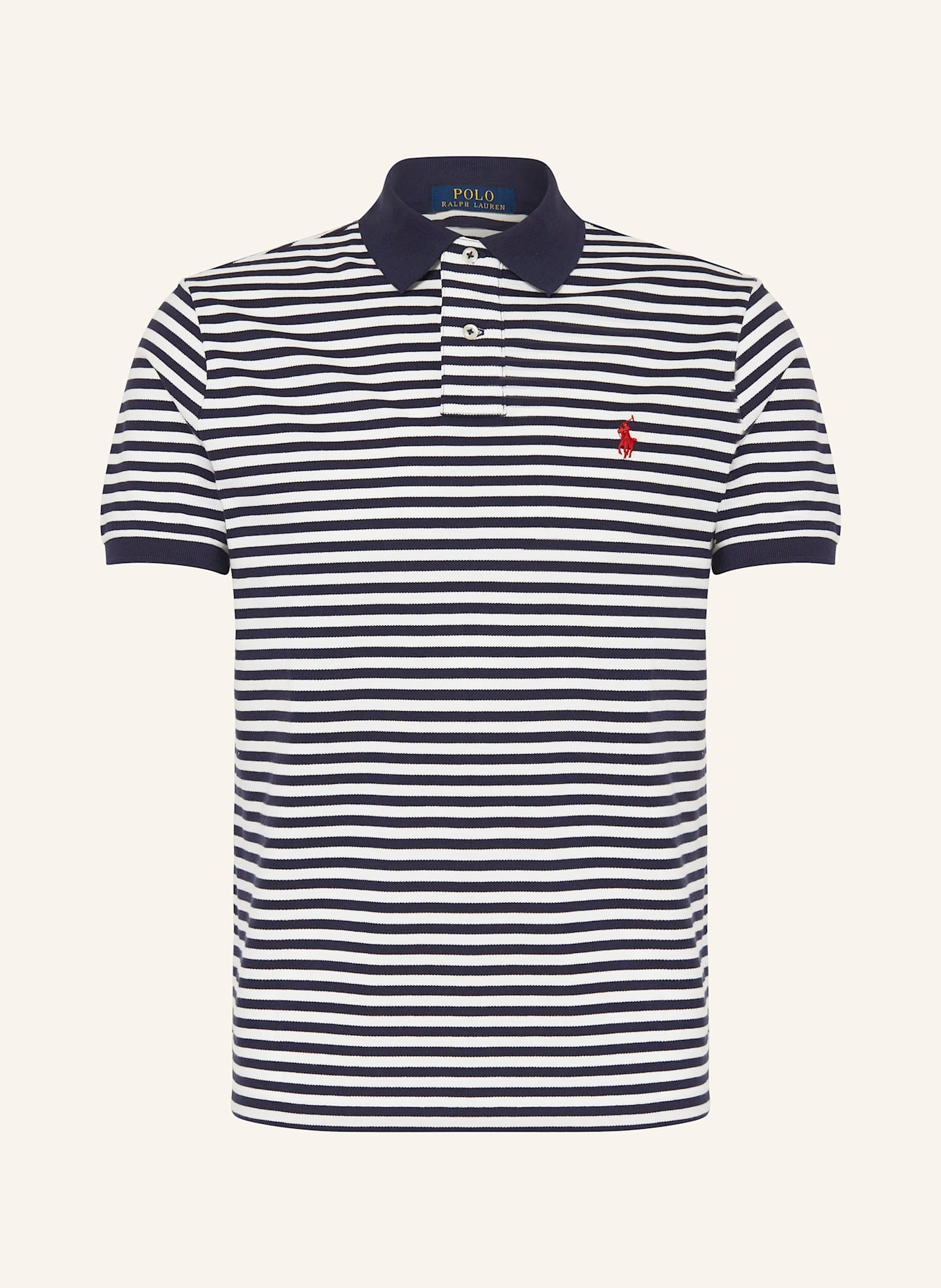 

Рубашка-Поло из пике на заказ узкого кроя Polo Ralph Lauren, мультиколор