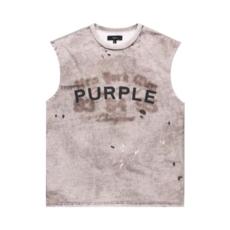 

Футболка PURPLE BRAND Textured Sleeveless T-Shirt, Brown