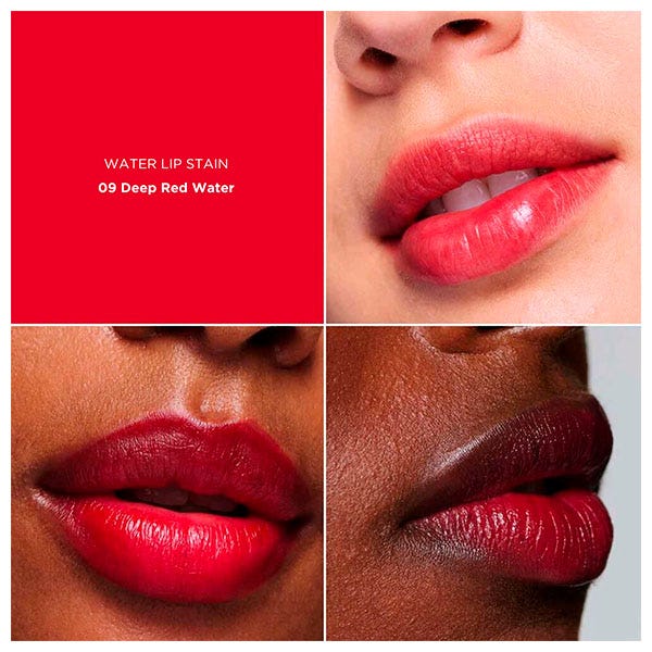 Матовая и увлажняющая помада CLARINS Water Lip Stain, 09 DEEP RED WATER — фото 4