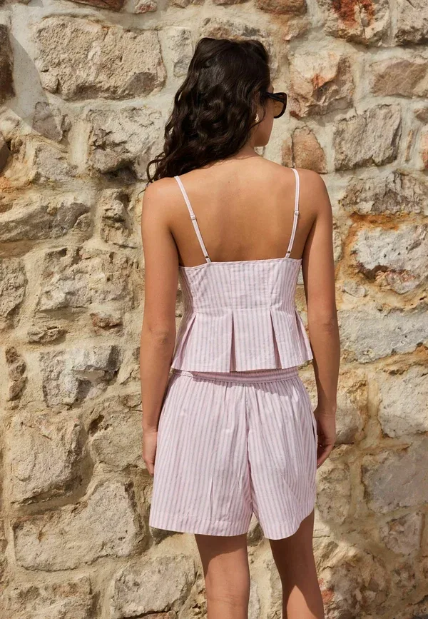Трусы боксеры Regular fit, Next, pink white stripe, розово-белая полоска — фото 2