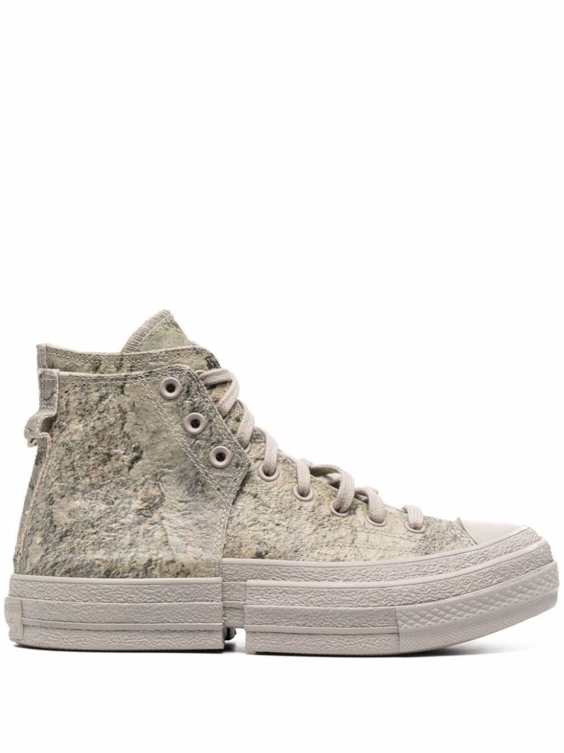 

Converse высокие кеды в технике пэчворк, серый