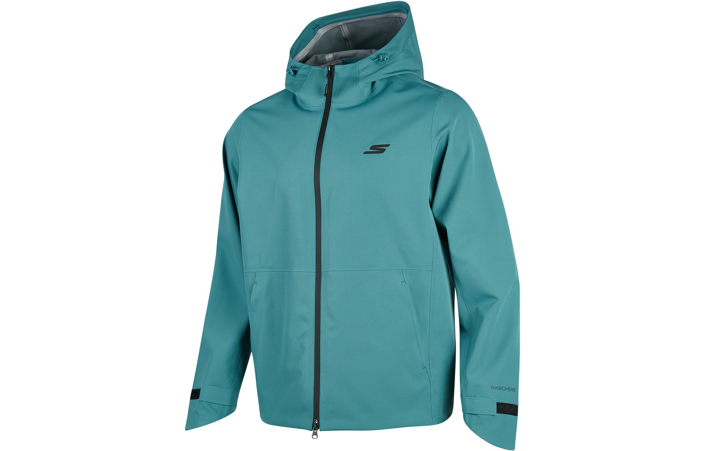 

Skechers Куртка спортивная коллекция мужская чернильно-синяя зеленая, Ink Blue Green/03JH