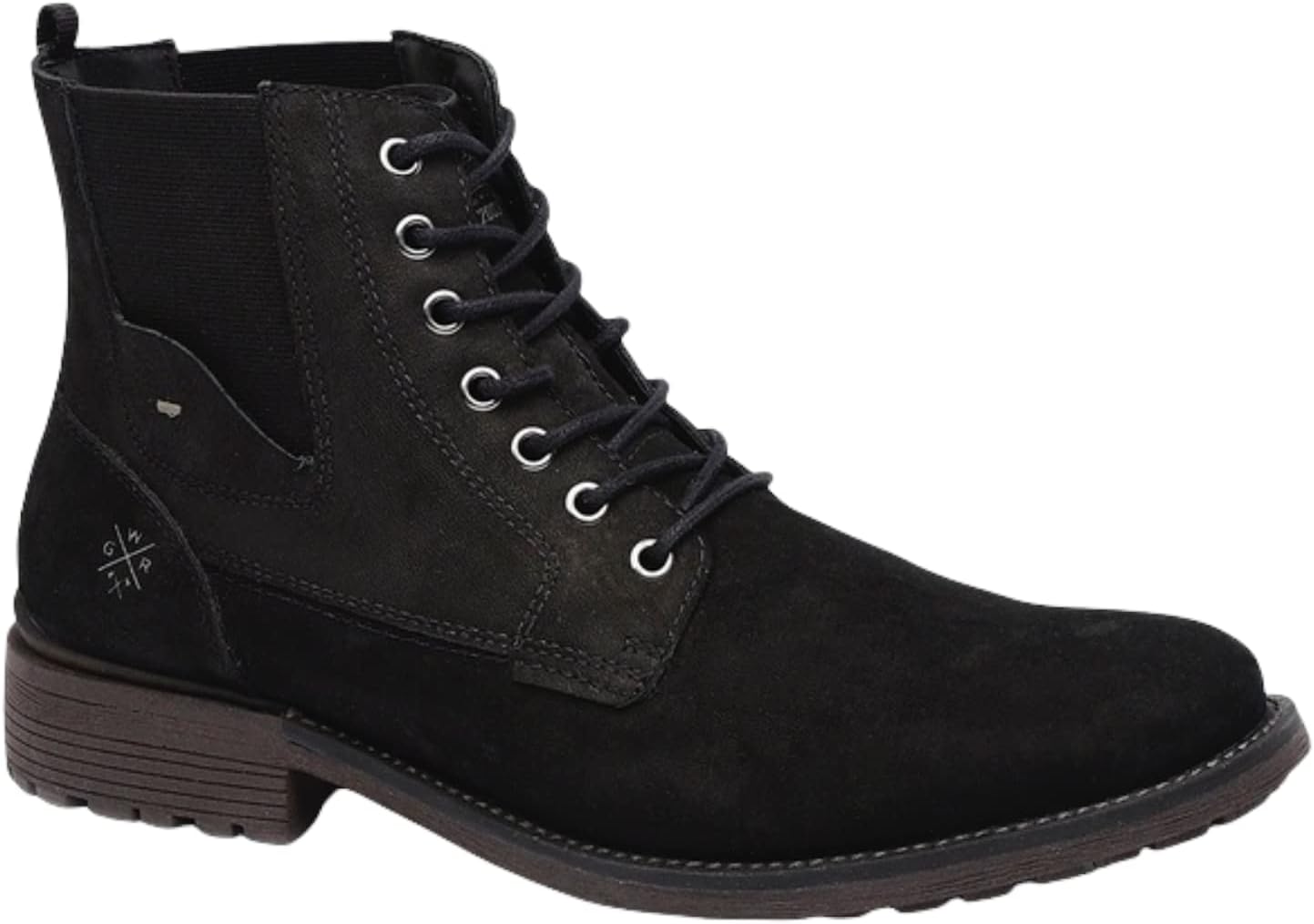 

Мужские мотоциклетные ботинки King USA Texas - боевые 6 повседневные кожаные ботинки, черный