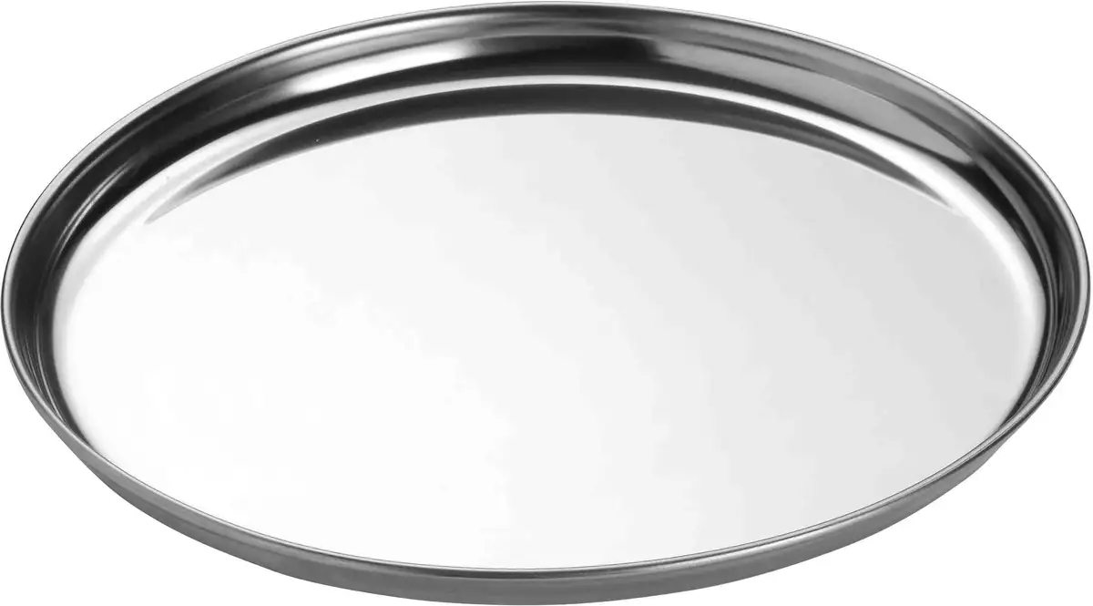 

Сервировочная тарелка PINTINOX "Vassoi Tender", (1 шт.), круглая, нержавеющая сталь, можно мыть в посудомоечной машине Ø 36 см, цвет edelstahlfarben