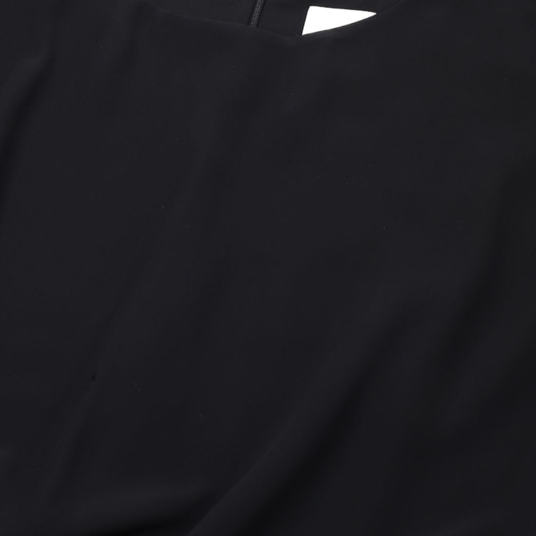 Женская шифоновая блузка Calvin Klein с перекрученным спереди, Black — фото 2