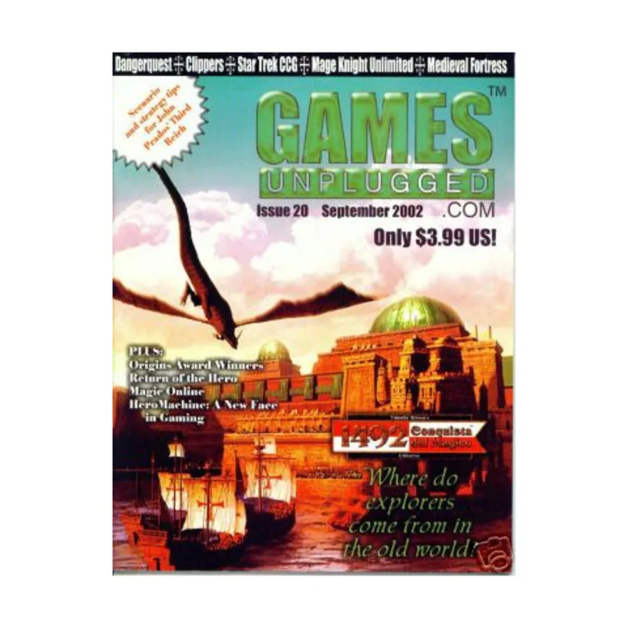 

Журнал #20 "1492 - Conquista del Magico, Scenario & Strategy Tips for John Prados' Third Reich", Games Unplugged Magazine
