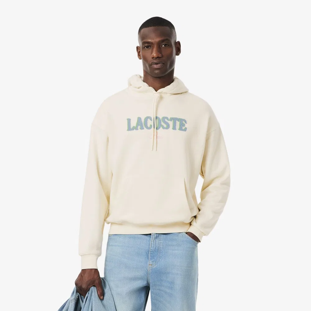 Мужское худи Holiday кремовое от Lacoste