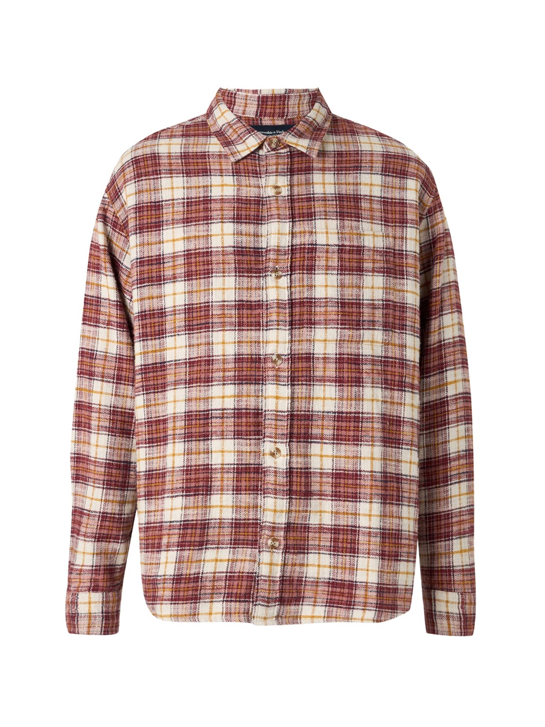 

Abercrombie & Fitch Рубашка на пуговицах Regular fit в красном, светло-красном цвете